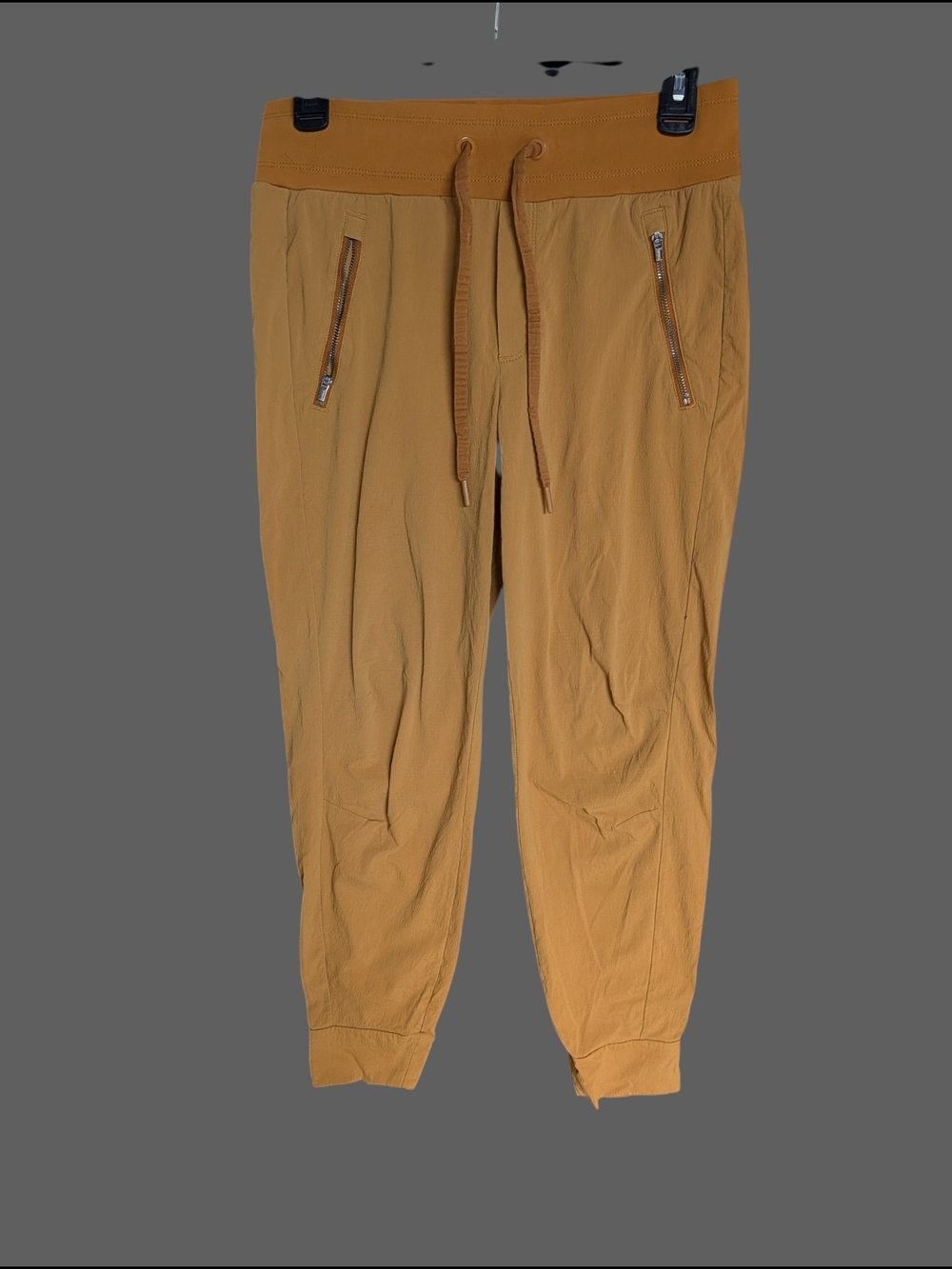 Athleta Women's Mustard Yellow Treckie North Jogger Pants Sz 2